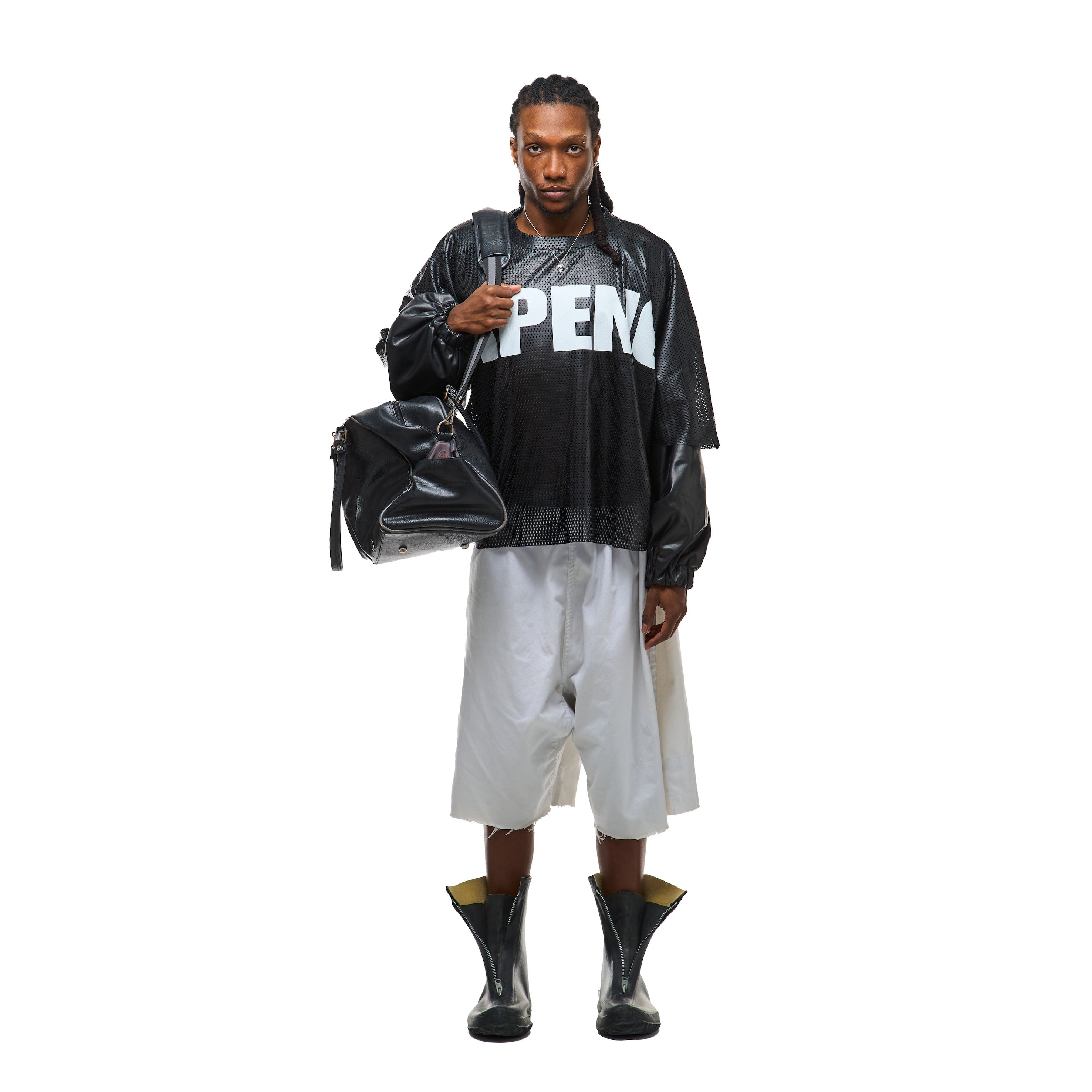 CAPENCi LEATHER JERSEY - WHITE VINYL