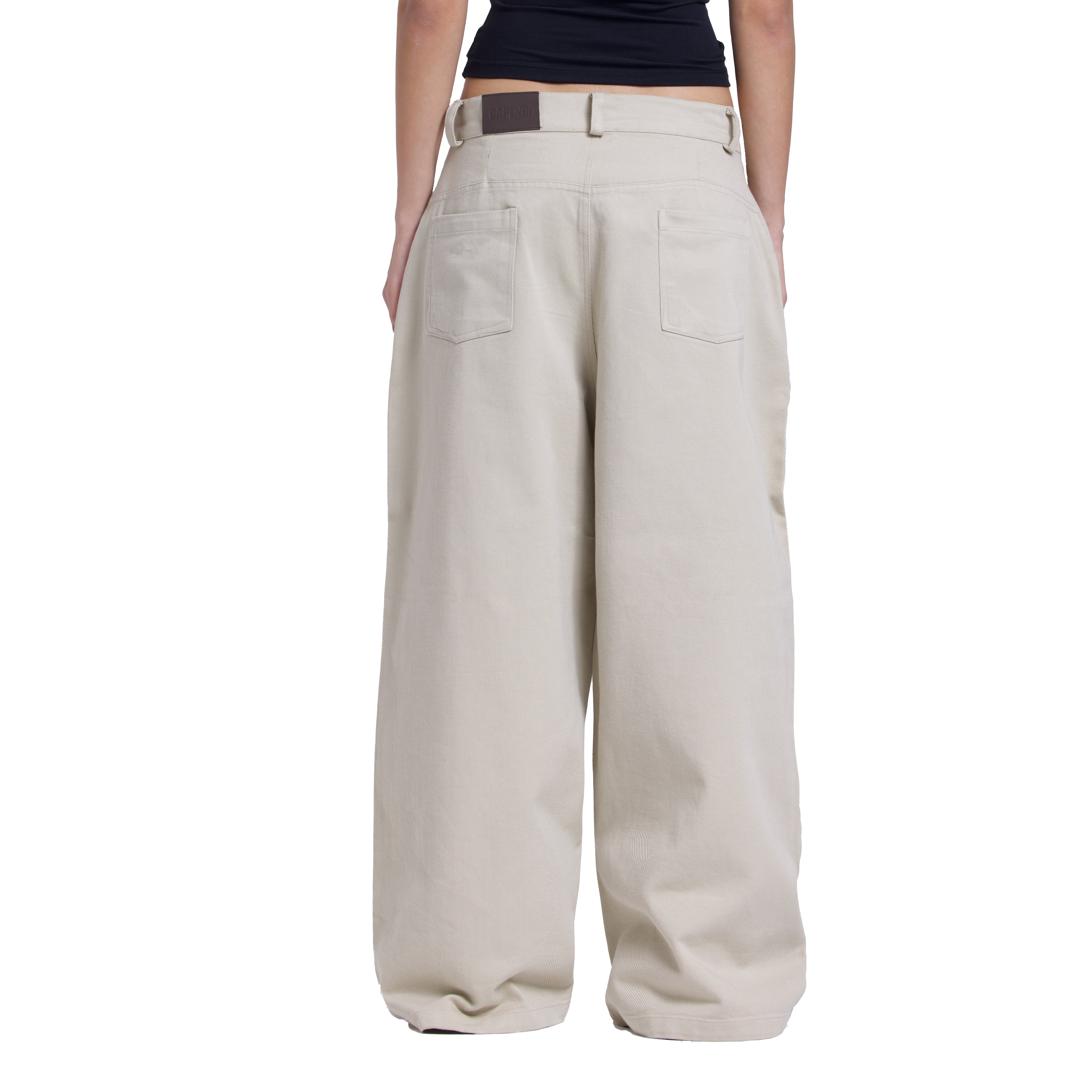 SAND CANVAS PANTS