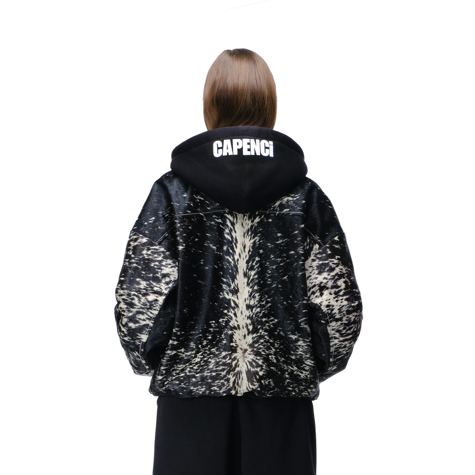 COWHIDE JACKET BLACK