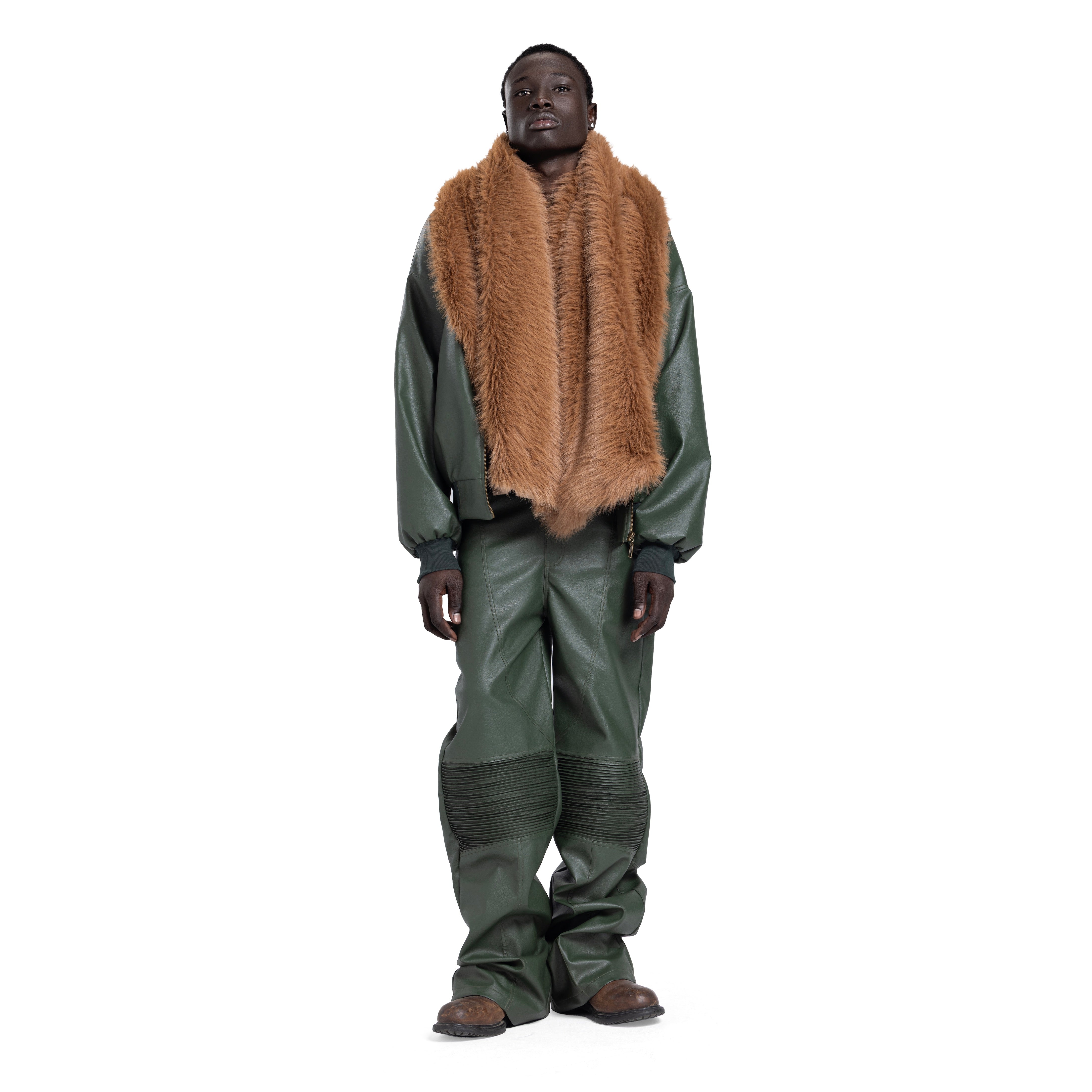 BROWN POLAR PONCHO