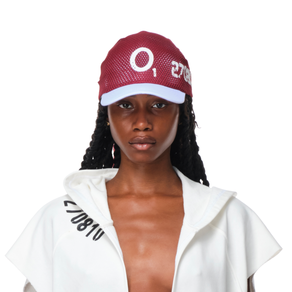 O1 DESERT CAP BURGUNDY