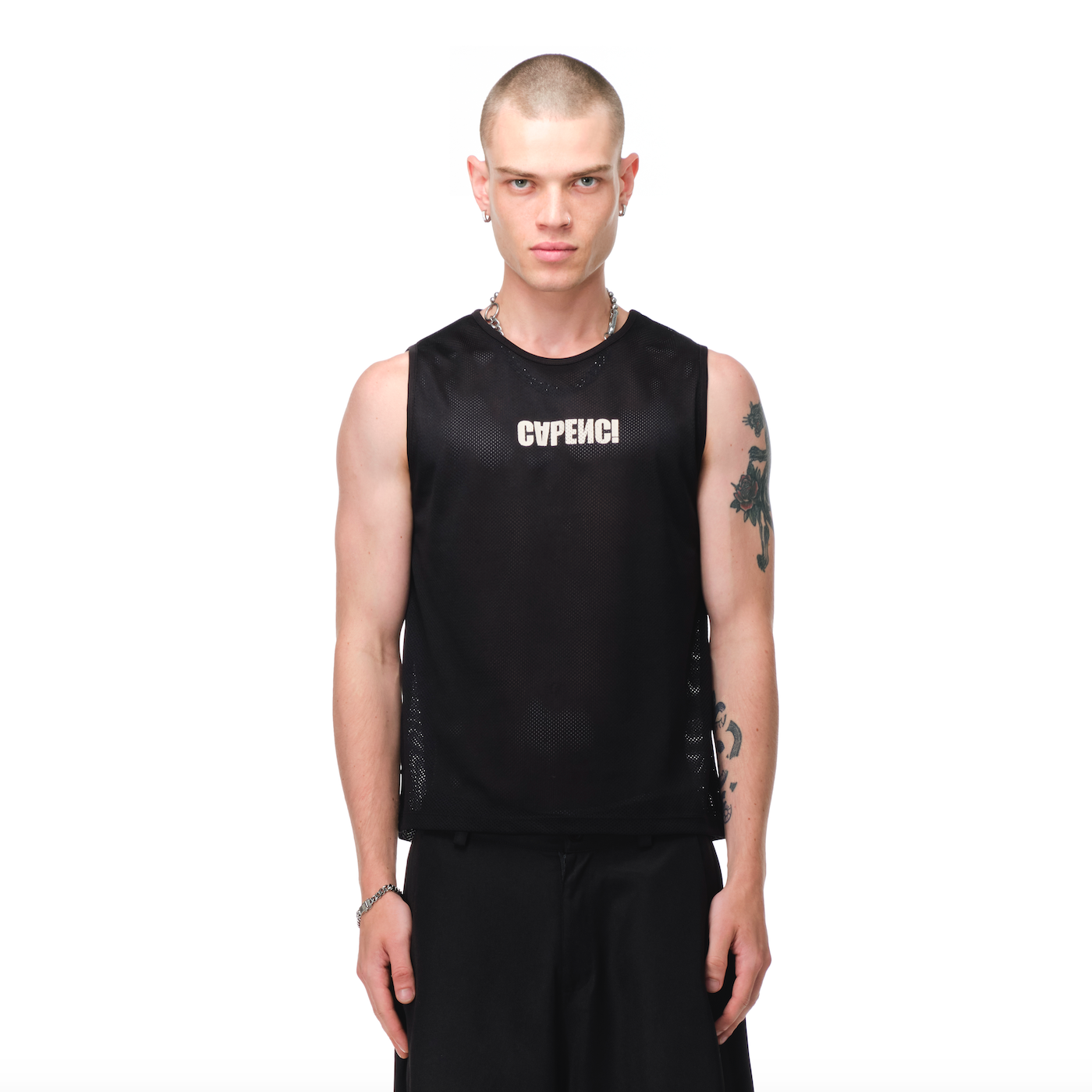 BLACK JERSEY TANK