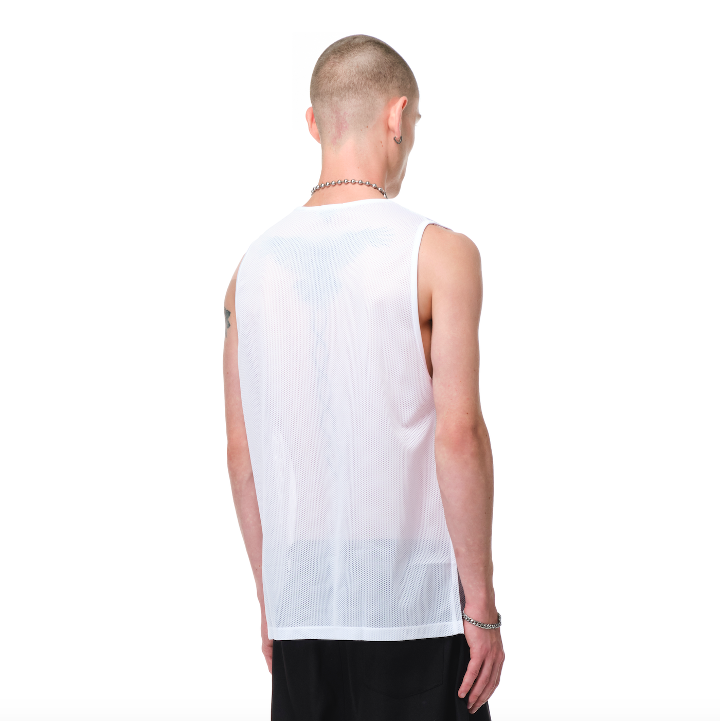 WHITE JERSEY TANK