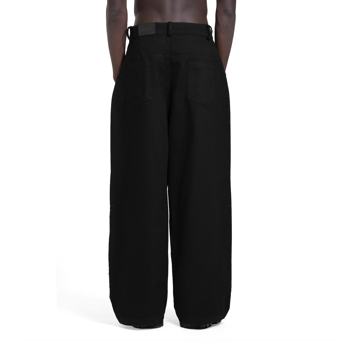 BLACK CANVAS PANTS