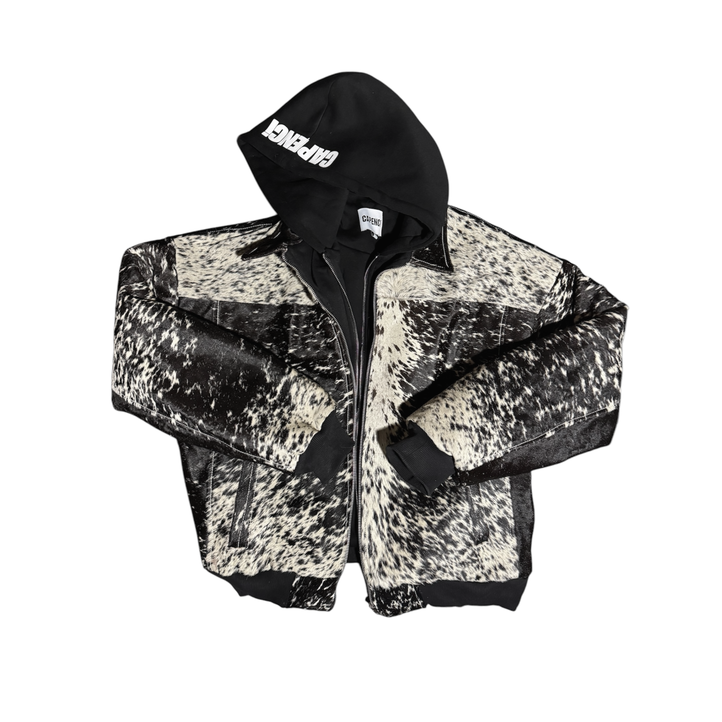 COWHIDE JACKET BLACK