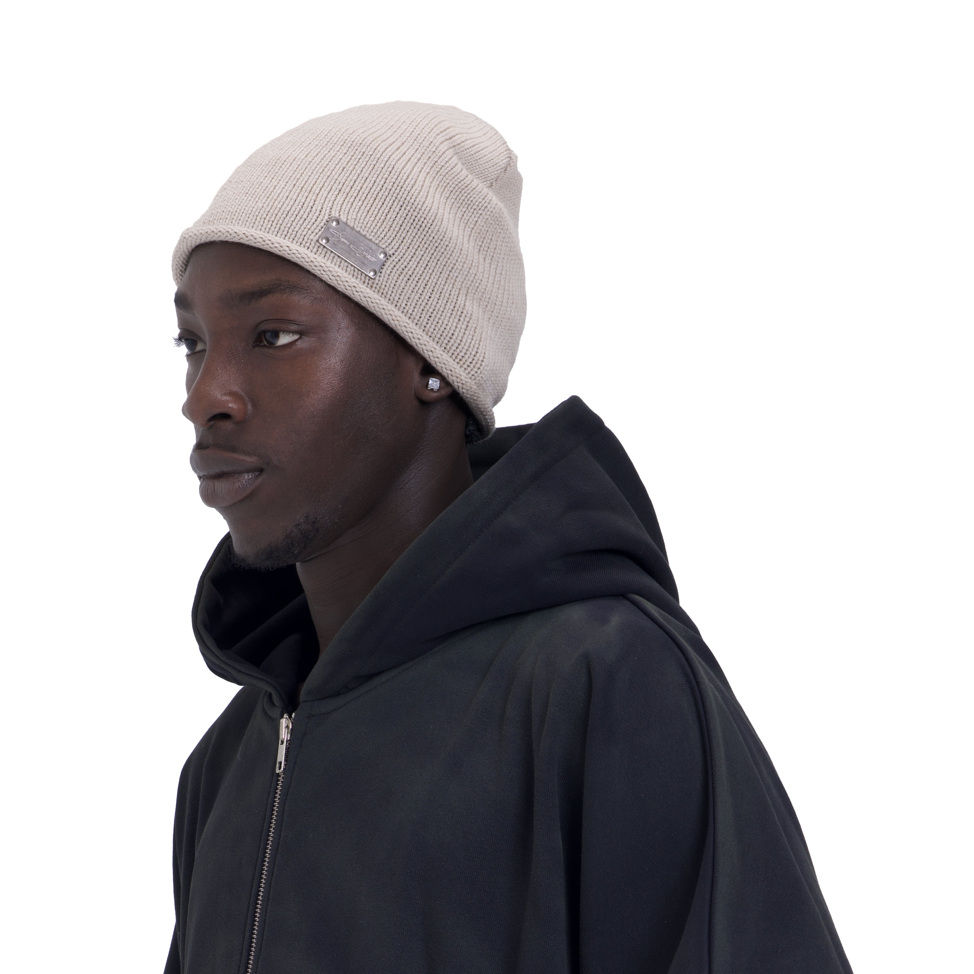 CREAM SIGNATURE BEANIE