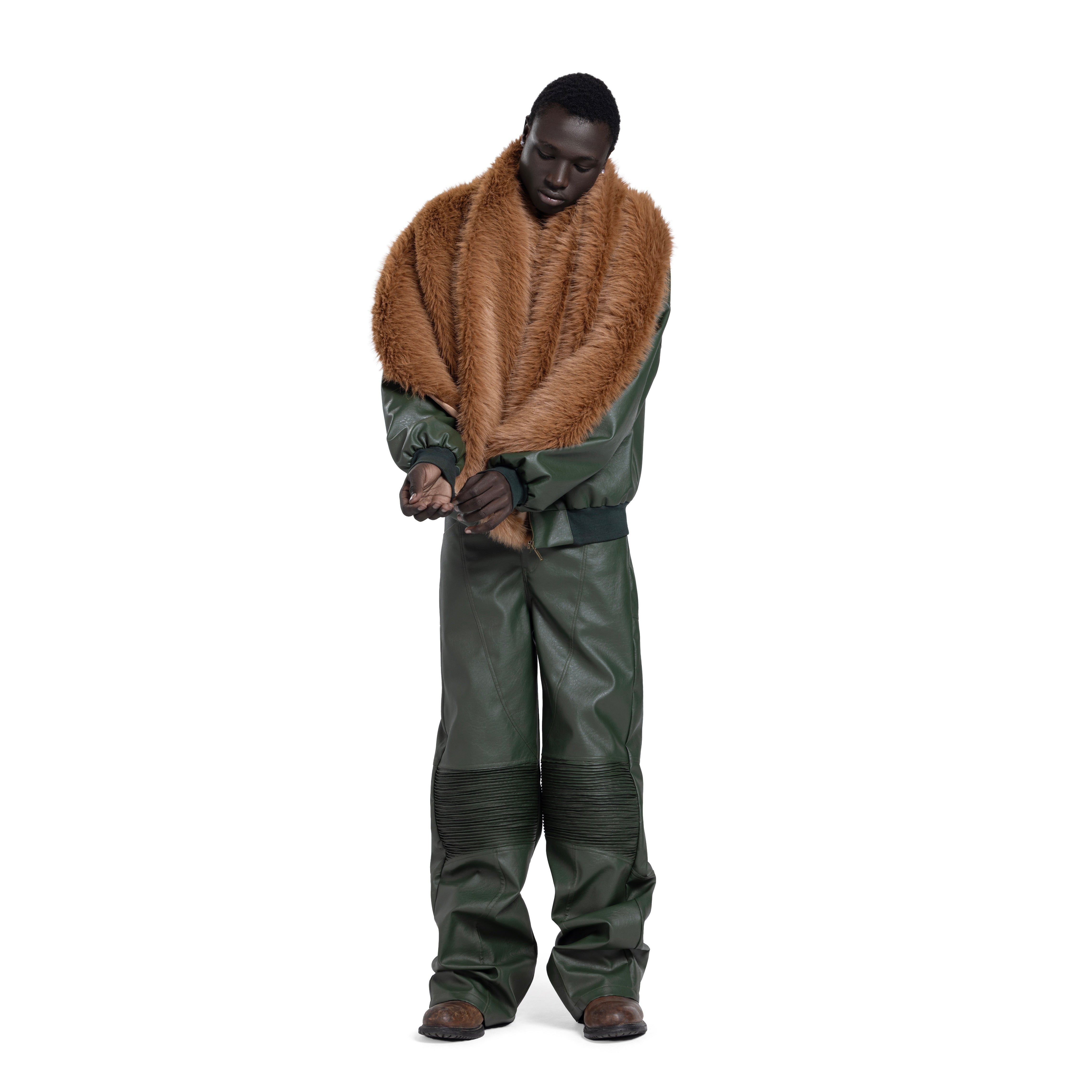 BROWN POLAR PONCHO