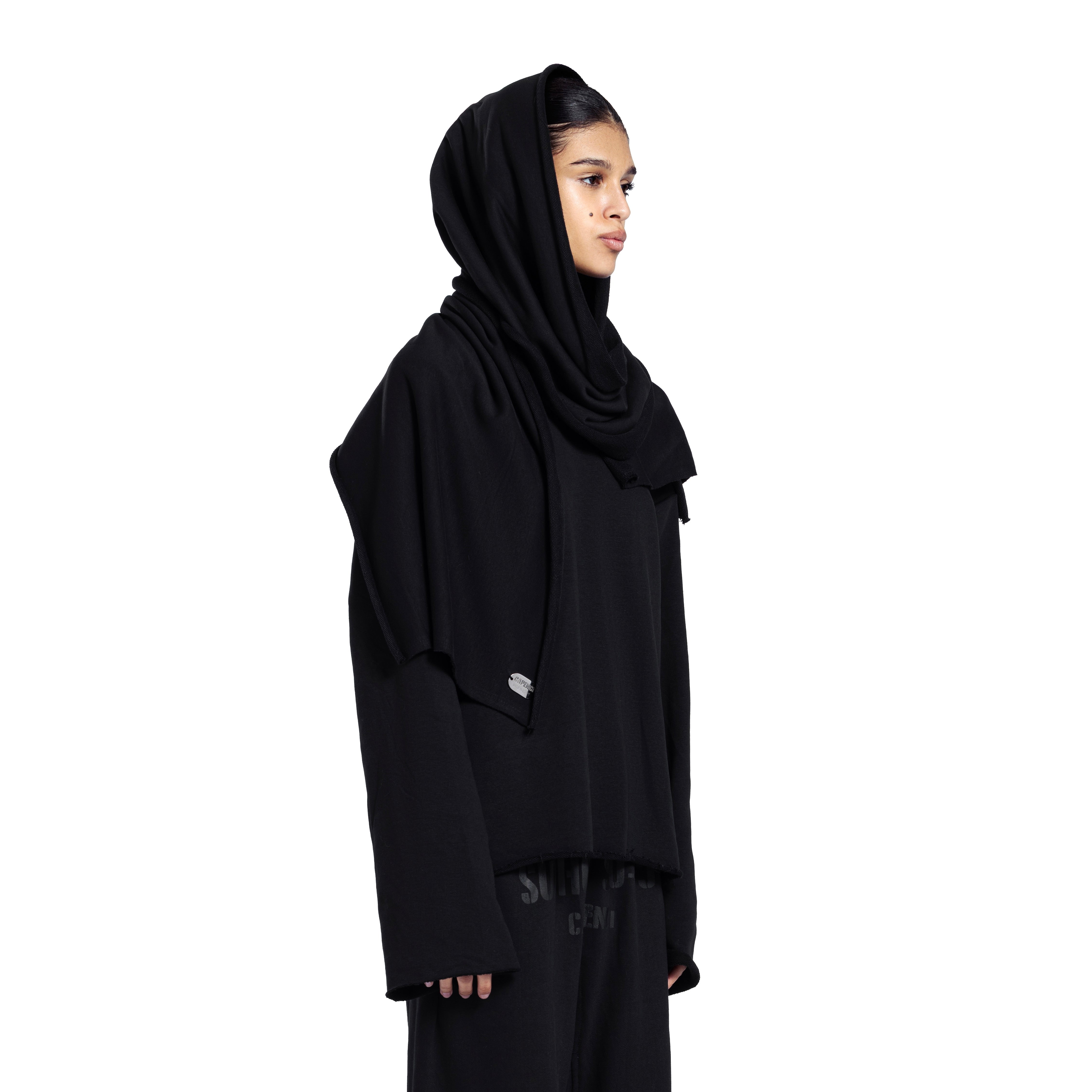 HIJAB HOODIE IN BLACK