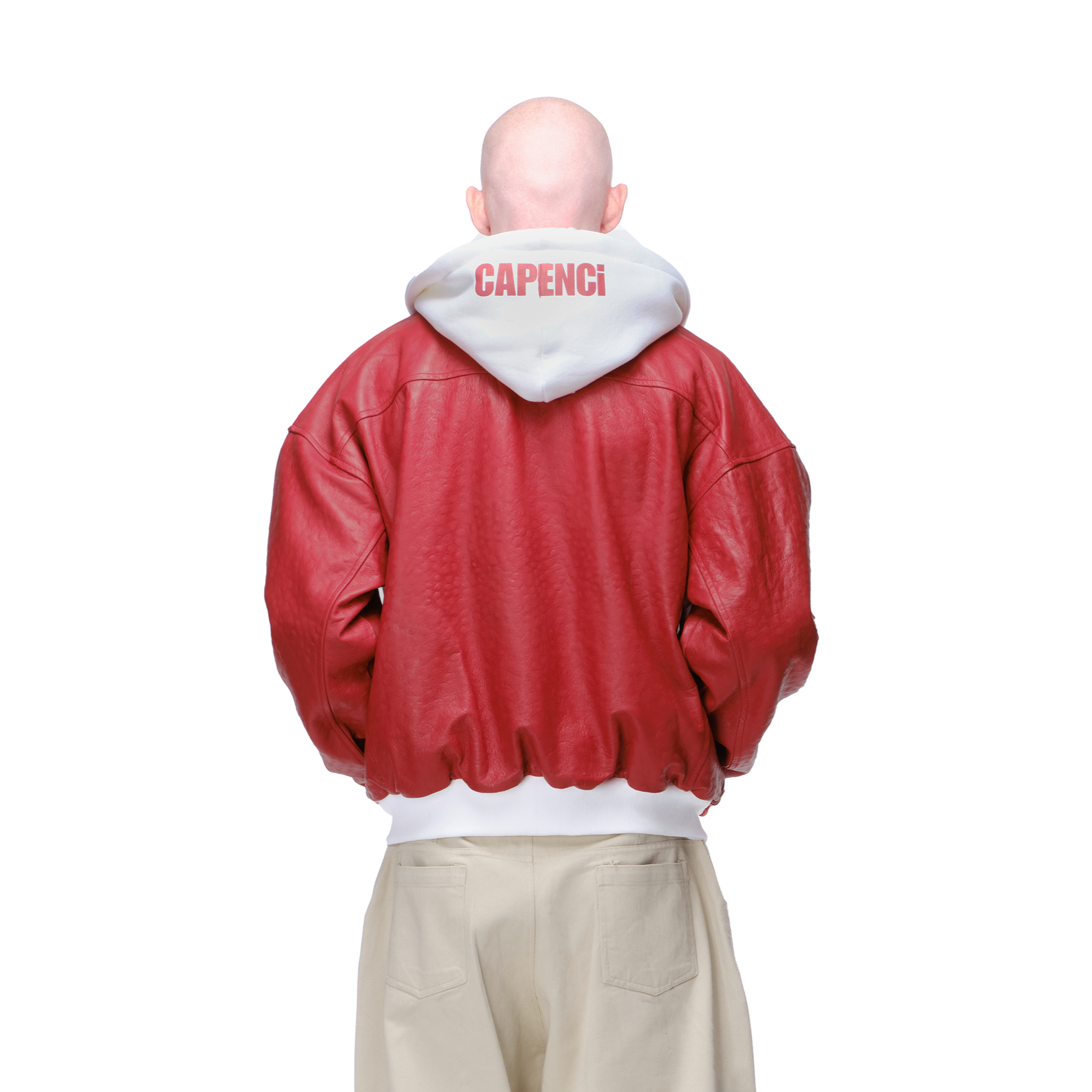OSTRICH HOODED BOMBER
