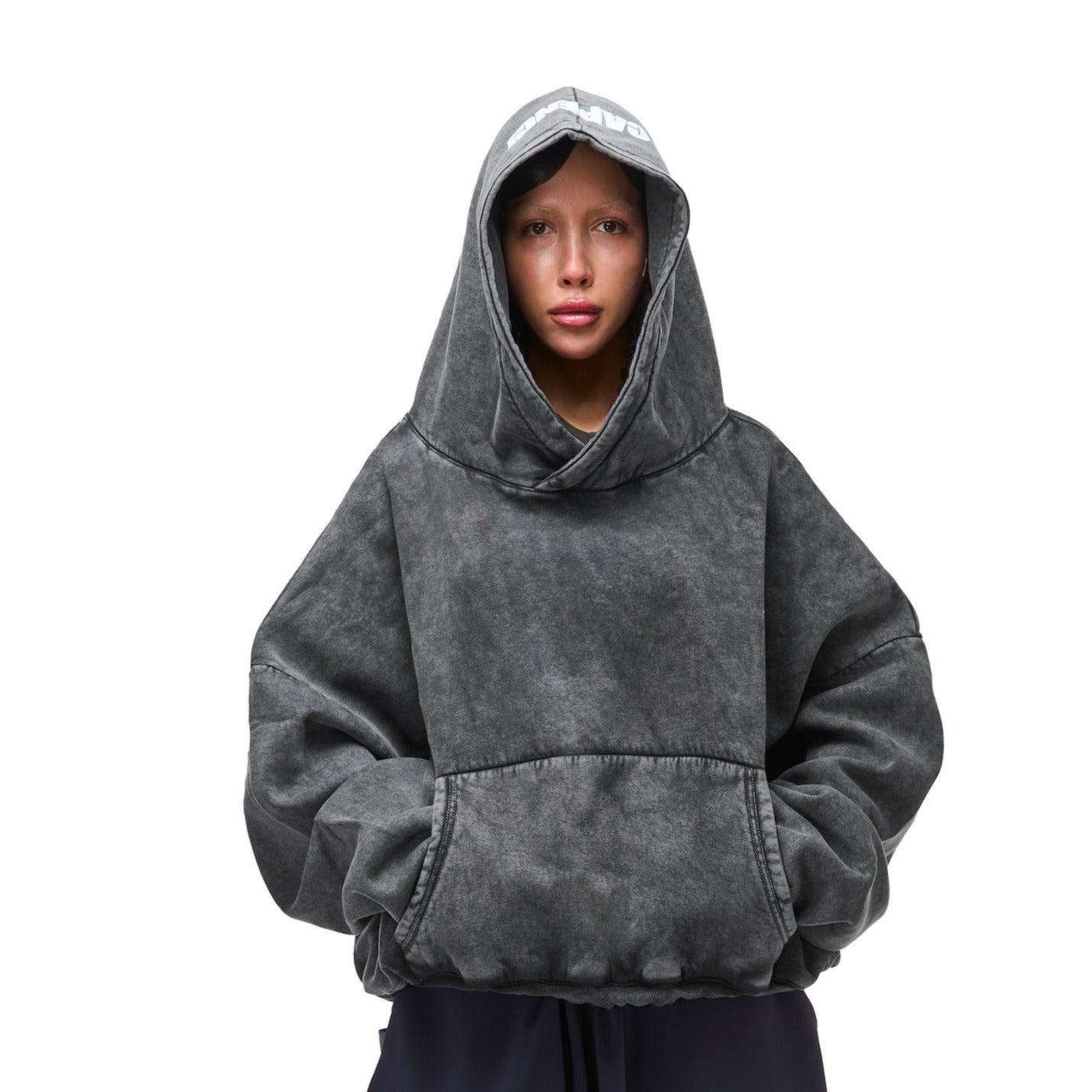 C24 HOODIE CHARCOAL - HOODIECHARCOALFRONT