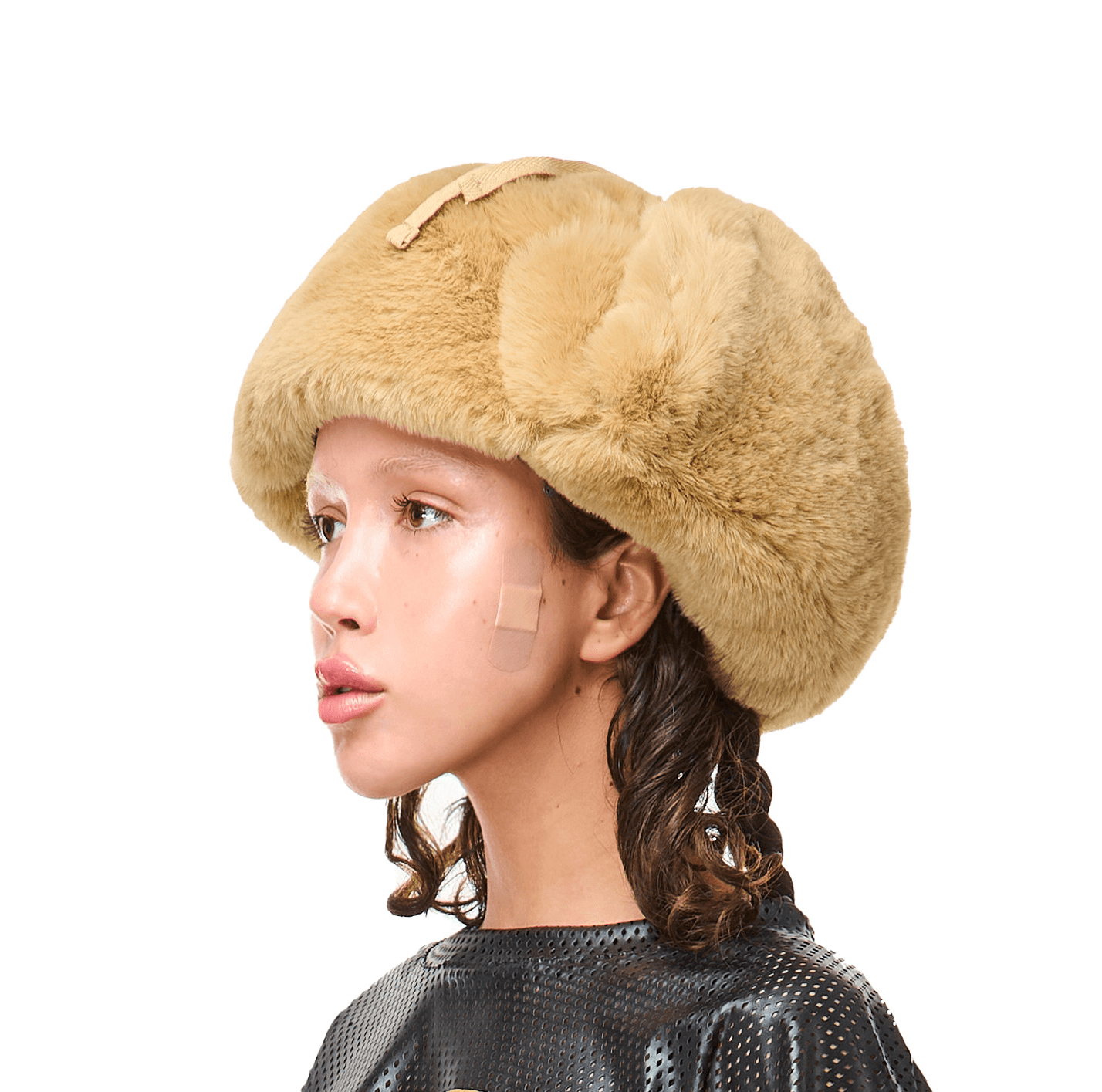 FAUX RABBIT FUR HAT - RYMFURHATSIDE