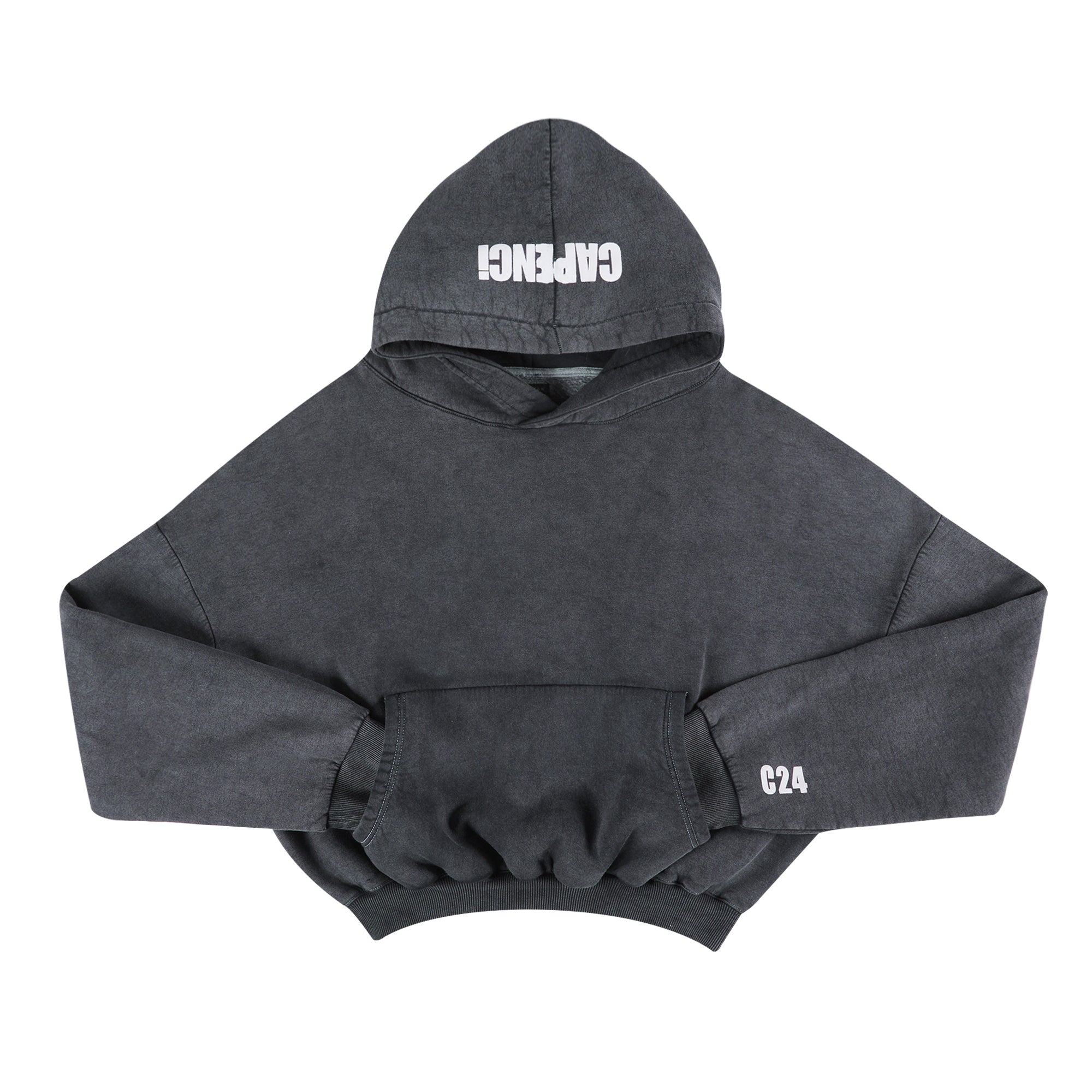 C24 HOODIE CHARCOAL