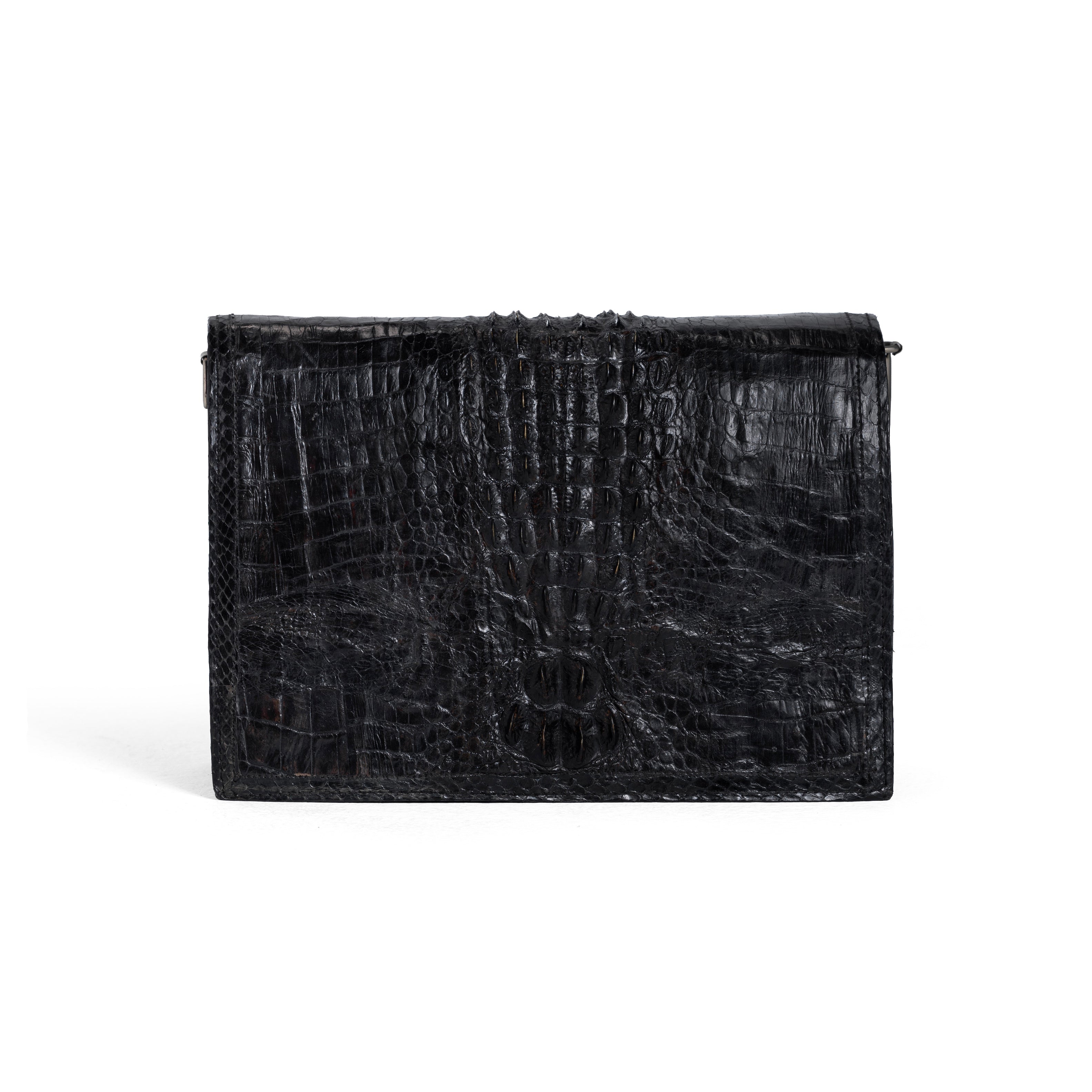 EGYPTIAN CROCODILE CLUTCH