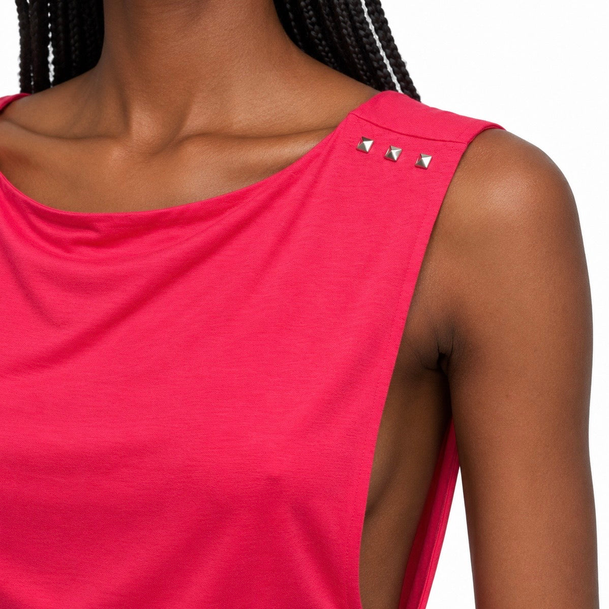 STUDDED MUSCLE SHIRT - COLORS