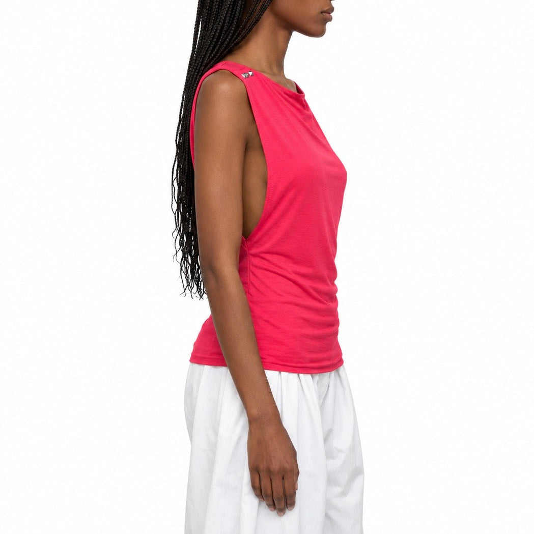 STUDDED MUSCLE SHIRT - COLORS